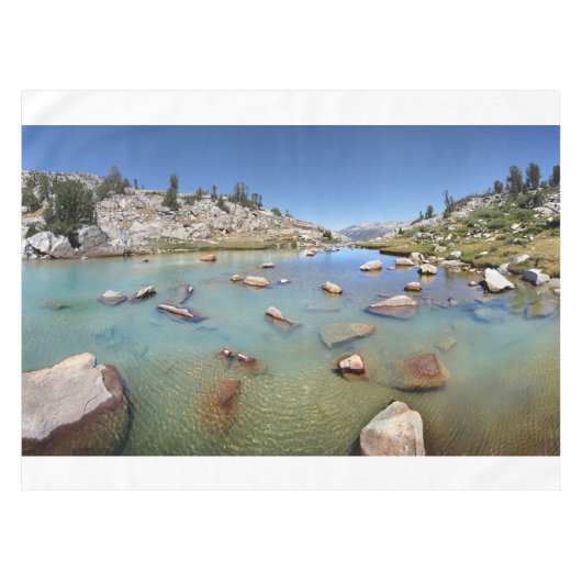 Donahue Pass Lake - Yosemite Tafelkleed (Voorkant (Horizontaal))