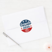 Donal Trump 2020 Houd Amerika groot Ronde Sticker (Envelop)