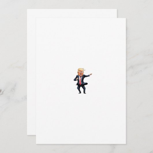 Donal Trump dansp Kaart (Voorkant / Achterkant)