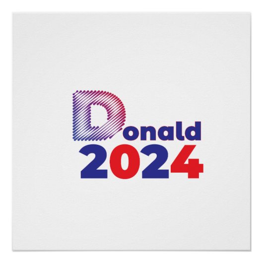 DONALD 2024 PERFECT POSTER (Voorkant)