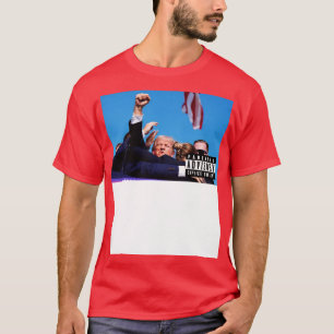 Donald Assassination Poging Vechten Album Hoesje T-shirt
