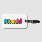 Donald Bagagelabel (Voorkant (horizontaal))