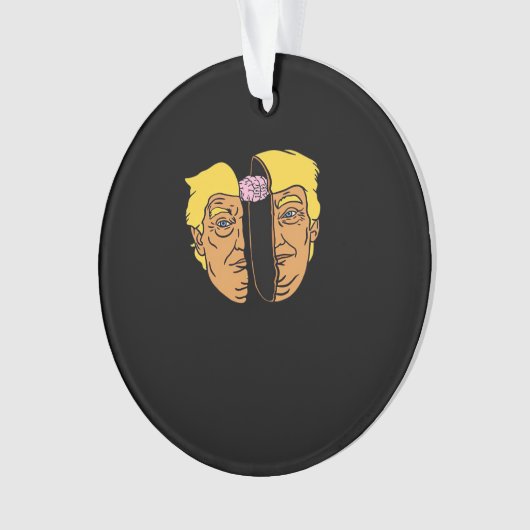 Donald Brain Trumpkin Artwork Ornament (voorkant)