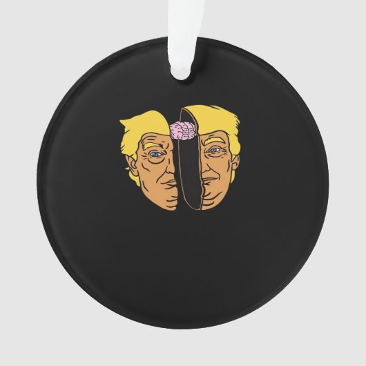 Donald Brain Trumpkin Artwork Ornament (voorkant)