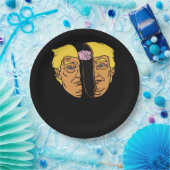 Donald Brain Trumpkin Artwork Papieren Bordje (Feest)