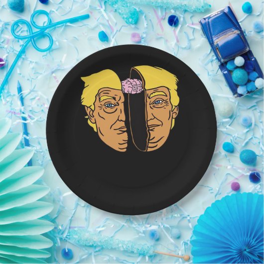 Donald Brain Trumpkin Artwork Papieren Bordje (Feest)