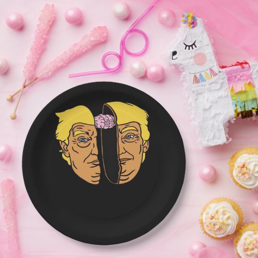 Donald Brain Trumpkin Artwork Papieren Bordje