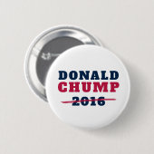 Donald Chump 2016 Ronde Button 5,7 Cm (Voorkant /achterkant)