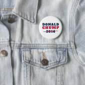 Donald Chump 2016 Ronde Button 5,7 Cm (In situ)