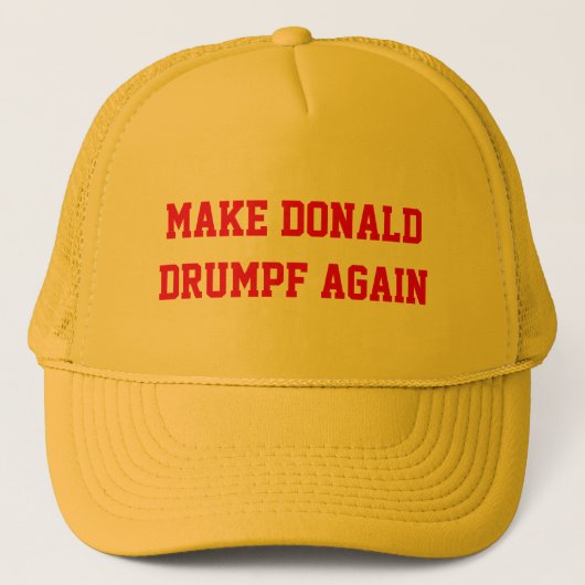 DONALD DRUMPF OPNIEUW MAKEN TRUCKER PET (Voorkant)
