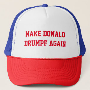 DONALD DRUMPF OPNIEUW MAKEN TRUCKER PET