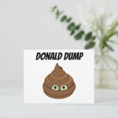 Donald Dump Briefkaart (Staand voorkant)