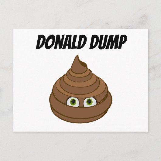 Donald Dump Briefkaart (Voorkant)