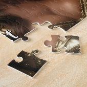 Donald en Melania Kerst Legpuzzel (Zijkant)