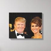 DONALD EN MELANIA TRUMP CANVAS AFDRUK (Voorkant)