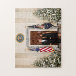 Donald en Melania Trump Jigzaag Puzzle Legpuzzel