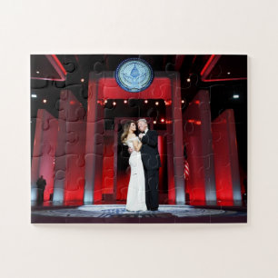 Donald en Melania Trump Legpuzzel