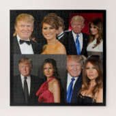DONALD EN MELANIA TRUMP LEGPUZZEL (Verticaal)