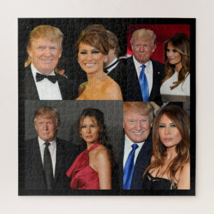 DONALD EN MELANIA TRUMP LEGPUZZEL