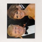 DONALD EN MELANIA TRUMP LEGPUZZEL (Verticaal)