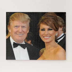 DONALD EN MELANIA TRUMP LEGPUZZEL
