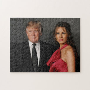 DONALD EN MELANIA TRUMP LEGPUZZEL