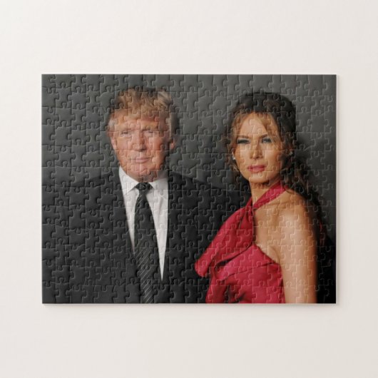 DONALD EN MELANIA TRUMP LEGPUZZEL (Horizontaal)