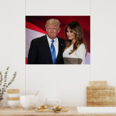 DONALD EN MELANIA TRUMP POSTER (Keuken)