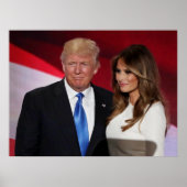 DONALD EN MELANIA TRUMP POSTER (Voorkant)