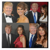 DONALD EN MELANIA TRUMP TEGELTJE (Voorkant)