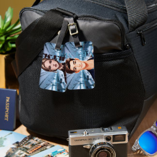 Donald en Sheer. tekenontwerp met animatie Bagagelabel