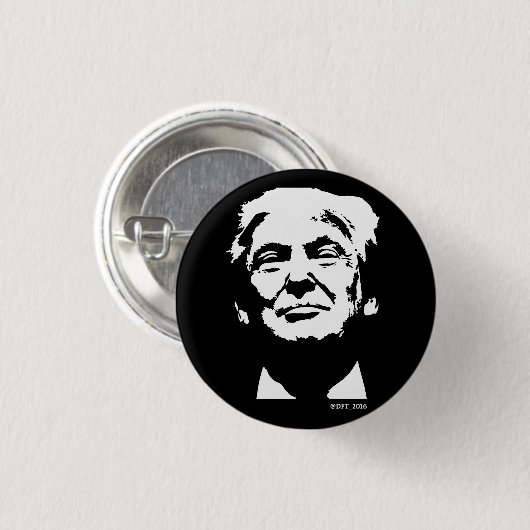 Donald F'n Trump 2016 Button (zonder onderschrift) (Voorkant /achterkant)