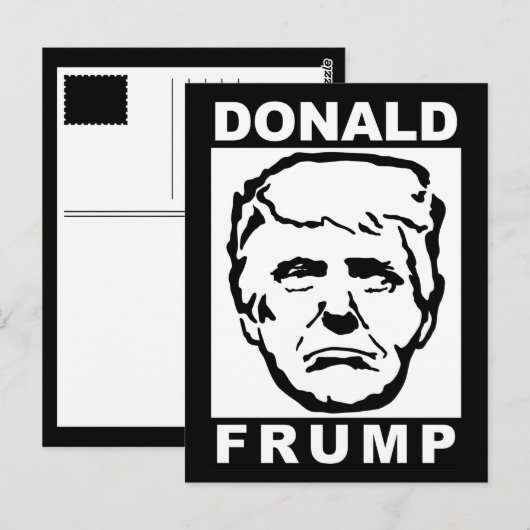 donald frump briefkaart (Voorkant / Achterkant)