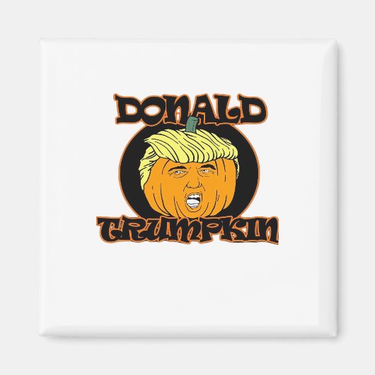 Donald Halloween Kostuum Trumpkin Magneet (Voorkant)