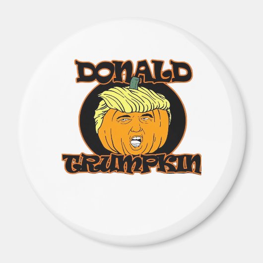 Donald Halloween Kostuum Trumpkin Magneet (Voorkant)