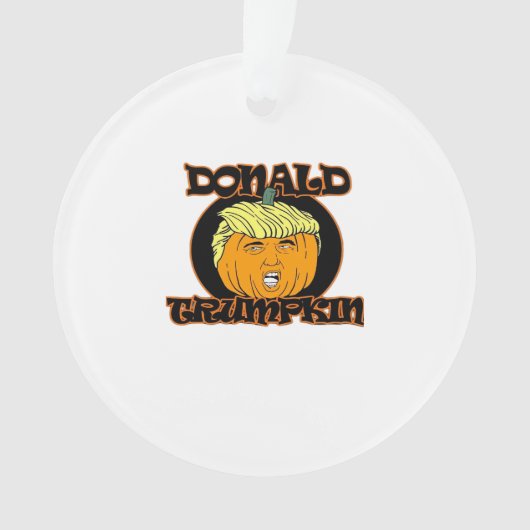 Donald Halloween Kostuum Trumpkin Ornament (voorkant)