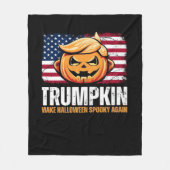 Donald Halloween - Trumpkin maakt Halloween spooka Fleece Deken (Voorkant)