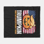 Donald Halloween - Trumpkin maakt Halloween spooka Fleece Deken (Voorkant (Horizontaal))