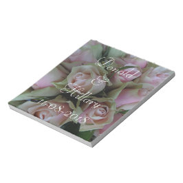 Donald & Hillary trouwdatum bruids dank u Notitieblok