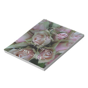 Donald & Hillary trouwdatum bruids dank u Notitieblok