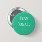 Donald III, koning van Schotland Ronde Button 5,7 Cm (Voorkant /achterkant)