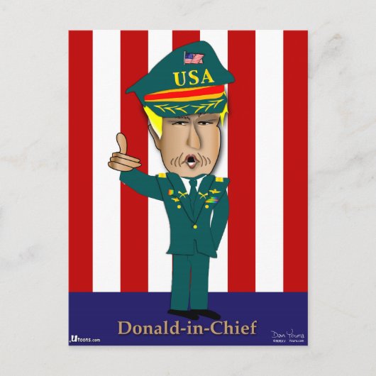 Donald-in-Chief Briefkaart (Voorkant)