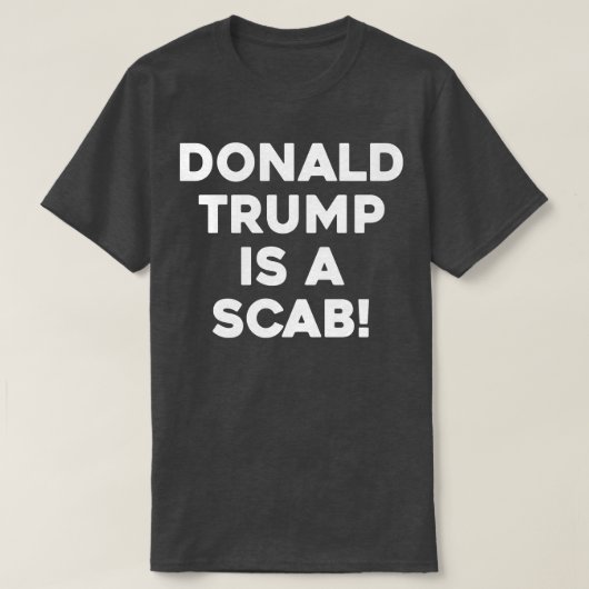 DONALD IS EEN SCAB Kinder T-shirt (Design voorkant)