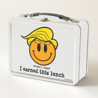 Donald J Happy "Ik heb deze lunch verdiend"