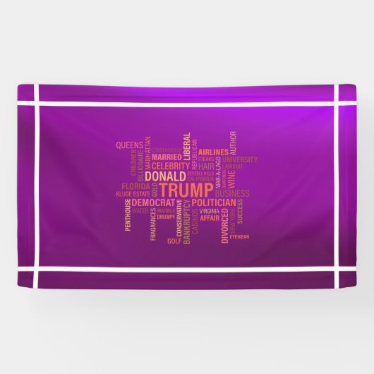 Donald j Trump 2016 Candidate Presidential Banner (Horizontaal)