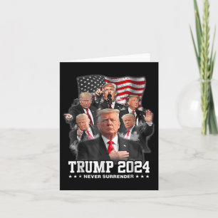 Donald J Trump 2024 Nooit Overgave 1 Kaart