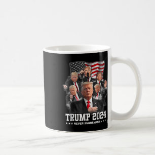 Donald J Trump 2024 Nooit Overgave 1 Koffiemok