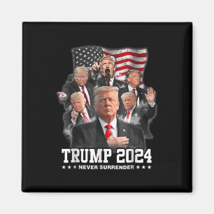 Donald J Trump 2024 Nooit Overgave Magneet