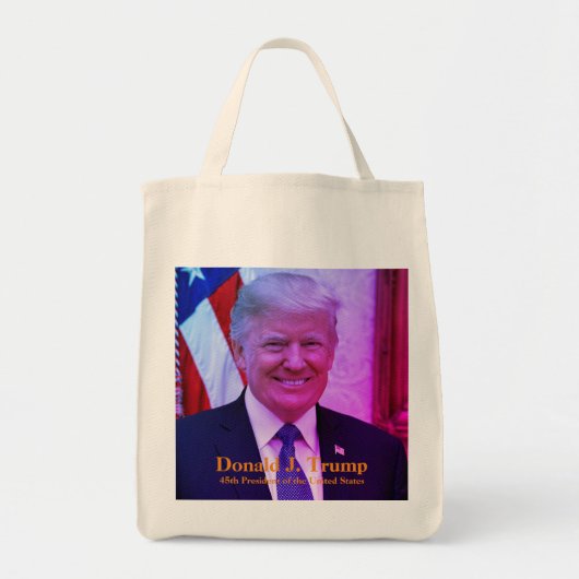 Donald J. Trump - 45e President van de Verenigde S Tote Bag (Voorkant)