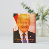 Donald J. Trump, 45e President van de Verenigde St Briefkaart (Staand voorkant)
